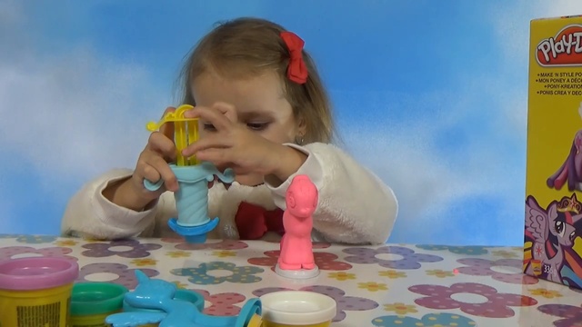 Май литл Пони МЛП набор пластилина Плейдо распаковка MLP My Little Pony unboxing