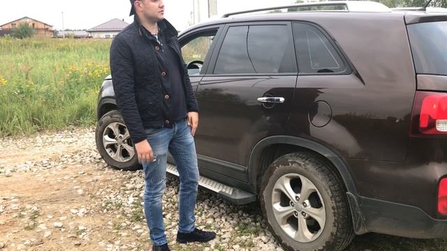 Тест, обзор Киа Соренто (Kia Sorento), 2.2 л, дизель CRDI, 197 л.с., АКПП, на коже