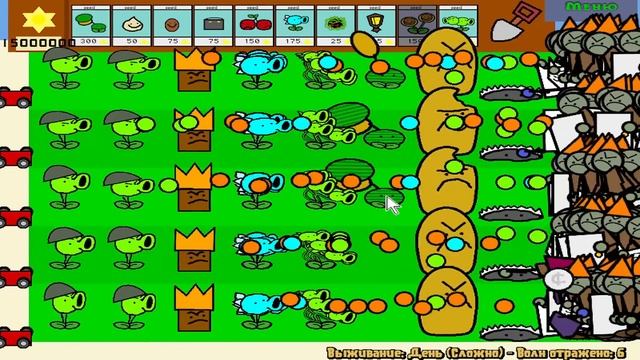 НАРИСОВАННАЯ ВЕРСИЯ РАСТЕНИЯ ПРОТИВ ЗОМБИ (Plants vs Zombies Battlez Paint Pack)