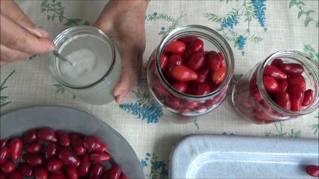 Солёный кизил как маслины. Рецепт засолки.