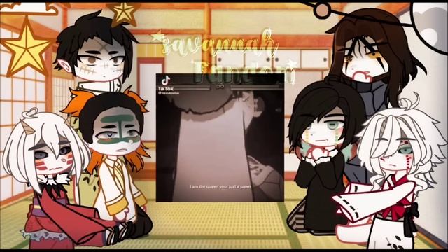 lowermoons react to Nezuko || Savannah Fandom || half original