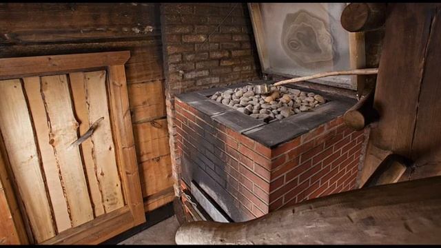 Обыкновенная кирпичная печь для бани