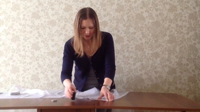 Как профессионально подшить длинный тюль в домашних условиях