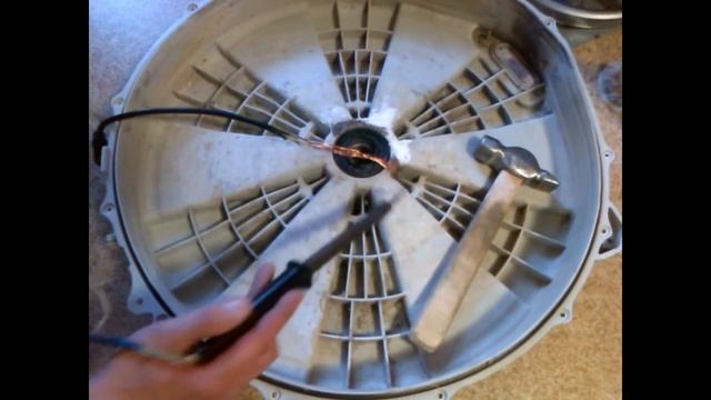 Заделка трещин в баке стиральной машины
