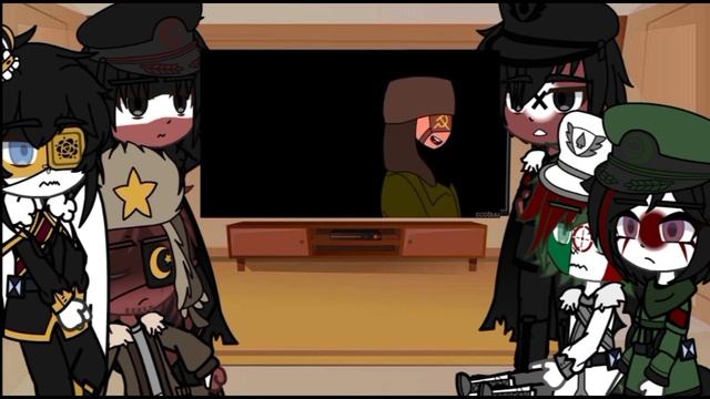 {Реакция стран из прошлого на меме}|Countryhumans|Gacha|