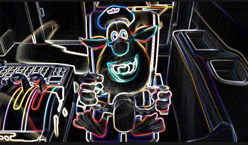 Анимационный мультфильм 3D: Буба в Самолете. Booba