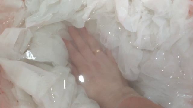 Как отбелить тюль, очень простой способ.