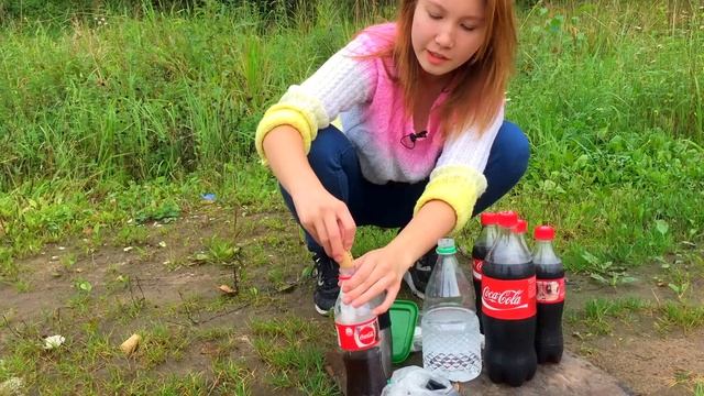 РАКЕТА ИЗ КОЛЫ ? DIY Как сделать ракету ? Кола + Сода + Уксус ? Запускаем бутылку COCA-COLA