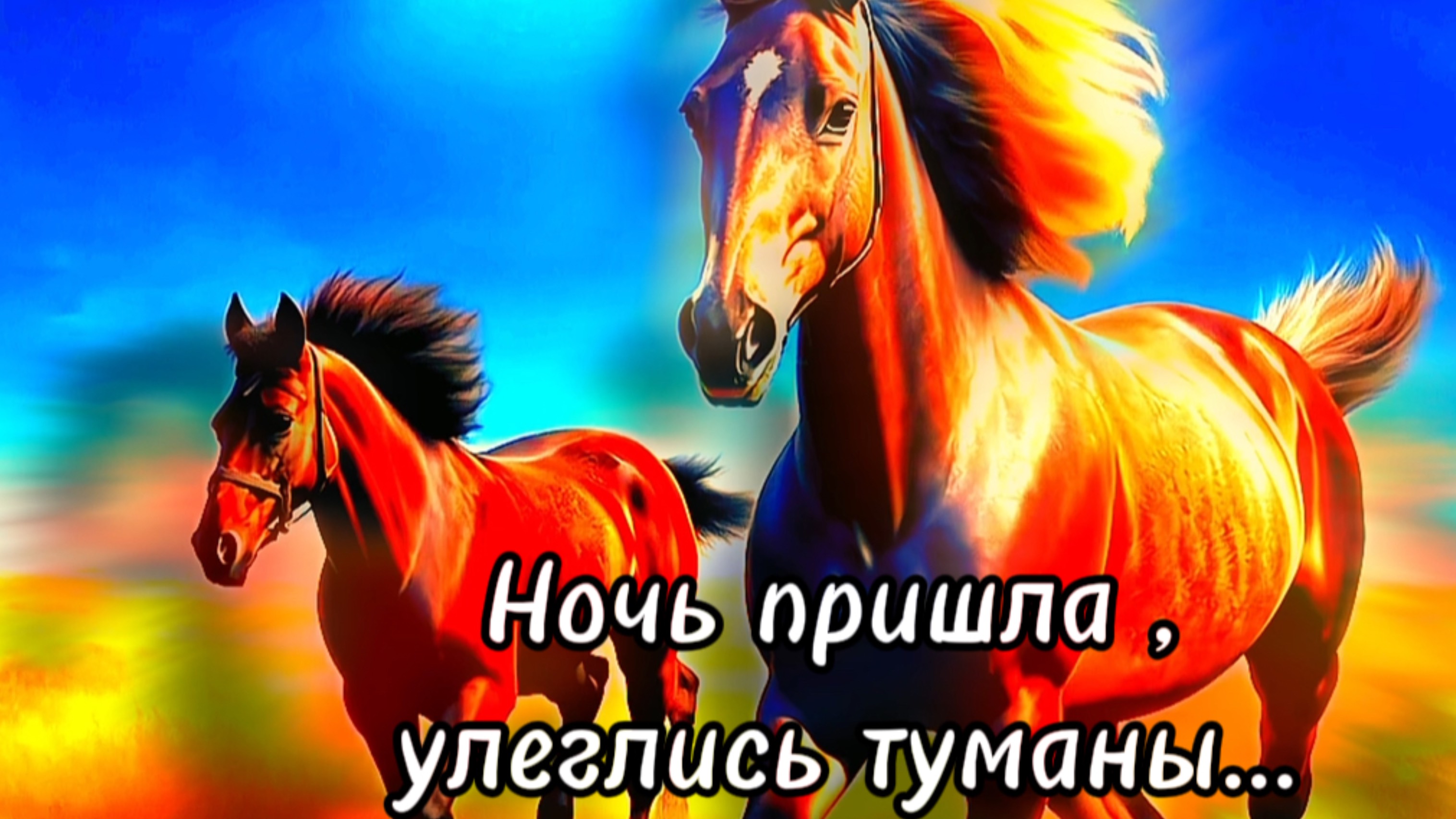 Ночь пришла, улеглись туманы...