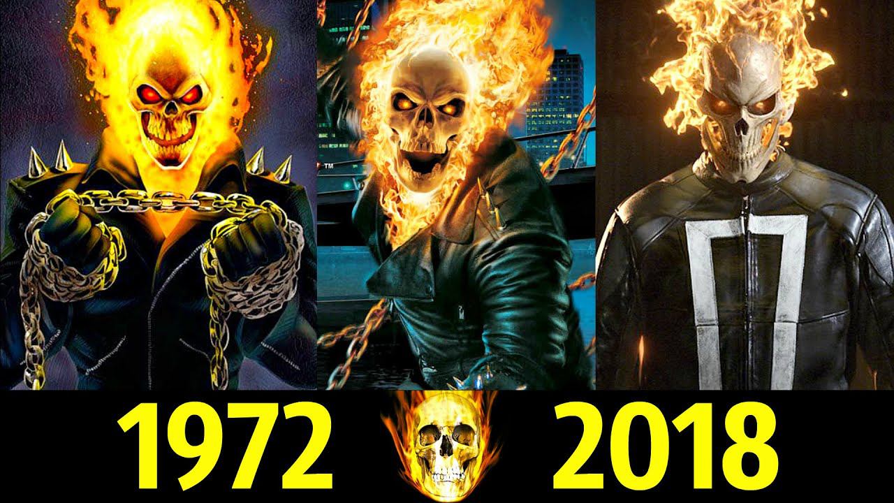 Призрачный Гонщик - Эволюция (1972 - 2018) ! Все Появления !