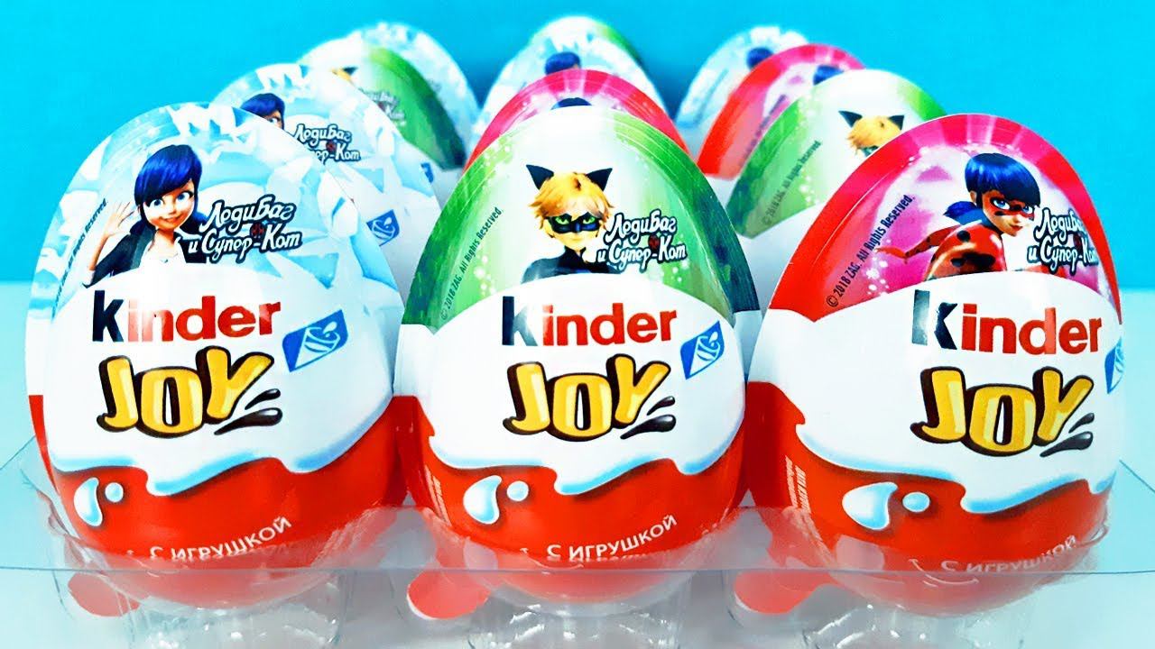 Киндер Сюрприз ЛЕДИ БАГ И СУПЕР-КОТ 2019! Unboxing Kinder JOY Miraculous LADY BUG! Новая коллекция!