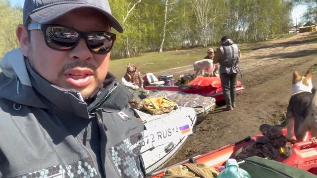 Тест лодки Выдра Шерпа 470 "Эверест". Путь до лагеря.