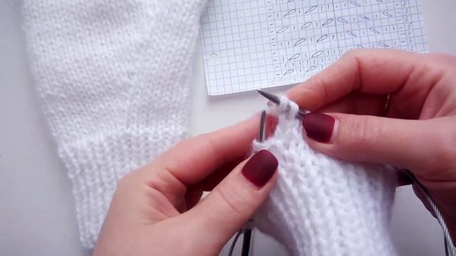 Варежки спицами. Палец индийским клином. Вязаные варежки.