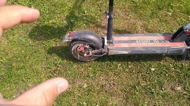 Электросамокат Kugoo m4. Улучшение и регулировка тормозов, плюсы и минусы.