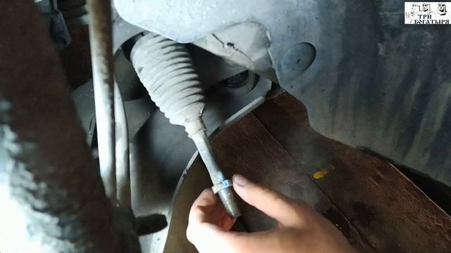 Замена пыльника рулевой рейки без регулировки сход развала