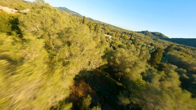 Над островом Корфу. FPV видео 4К