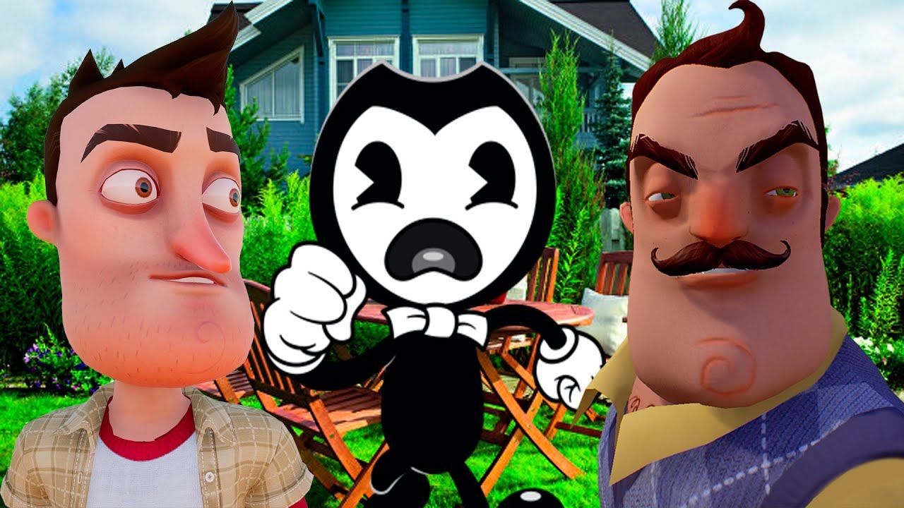 СЕКРЕТНАЯ ДАЧА ПРИВЕТ СОСЕДА И БЕНДИ!HELLO NEIGHBOR GARRY'S MOD!БЕНДИ В ГАРРИС МОДЕ!ШОУ ХРИПЛЫХ!FUN