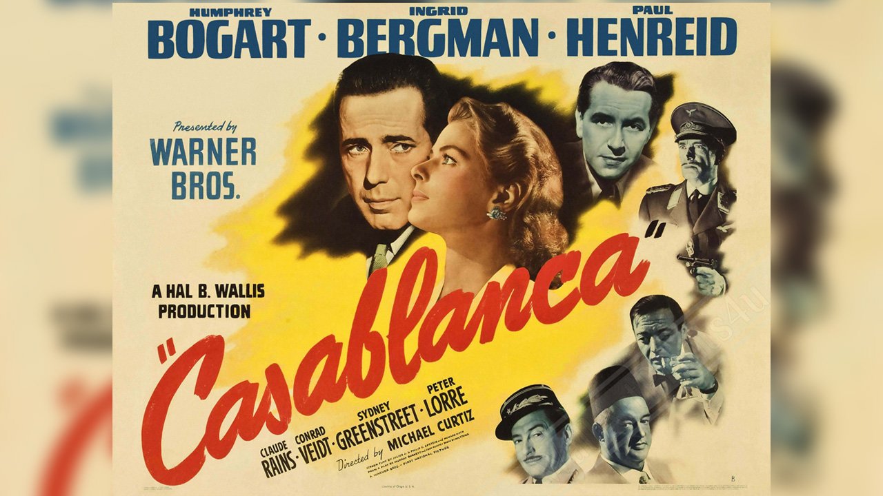 Касабланка / Casablanca 1942 Хамфри Богарт, Ингрид Бергман