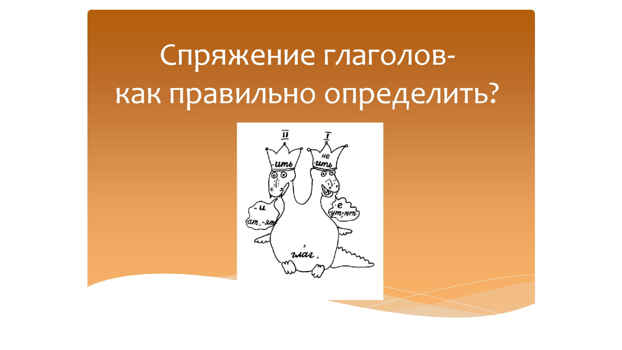 Спряжение глаголов. Как правильно определить? Русский язык 3-4 класс. Программа Эльконина-Давыдова.