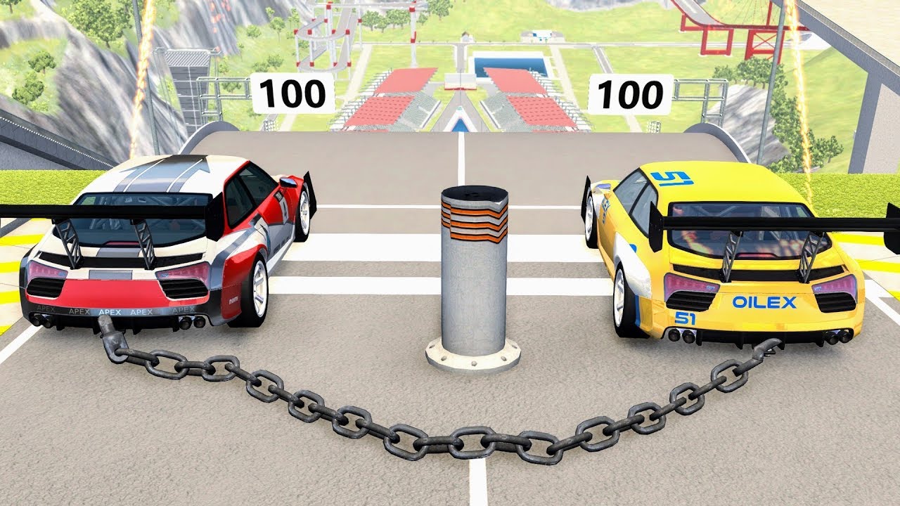 Сумасшедшие прыжки – Крушение BeamNG Drive