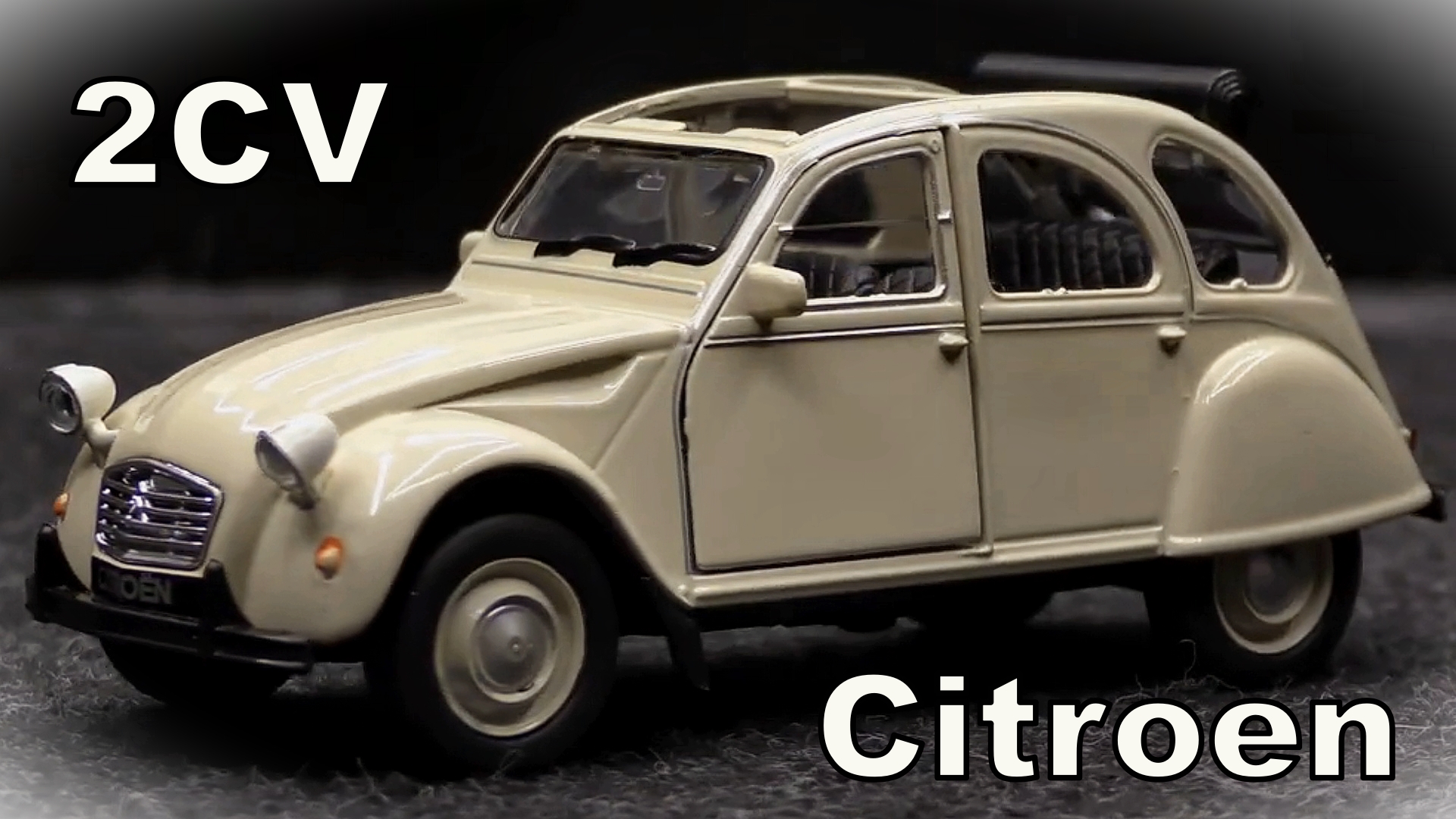 Citroen 2CV Модель машины Масштаб 1:36 Welly Old Timer Мини-копия автомобиля
