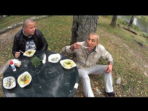 =Хочу Пожрать= Очень вкусная Уха из Карпа на костре от Андрюхи