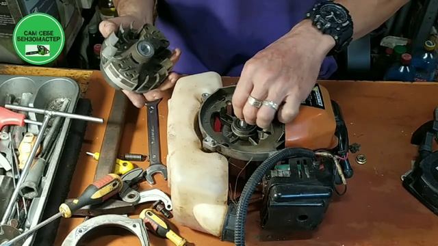 Бензокоса не запускается на "горячую".