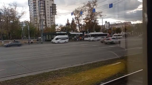 Поездка на трамвае КТМ-23 (71-623-04.01) (2021 г.в), борт. 0007, маршрут 22