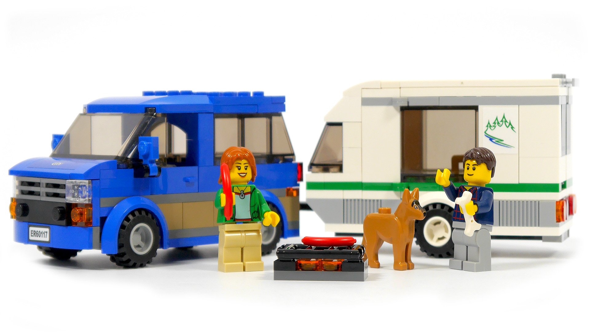 Собираем из LEGO фургон и дом на колёсах - lego city 60117
