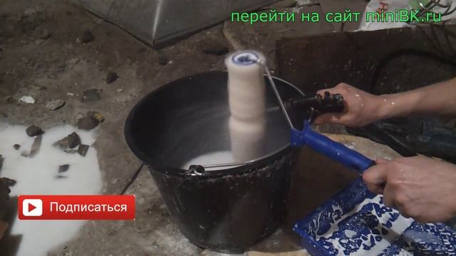 Как помыть валик начисто!