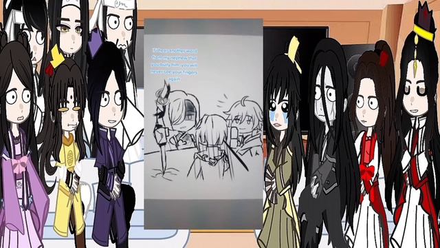 MDZS react to FemWei Wuxian as Shenhe/Реакция МДК на ФемВэй Ин это Шэнь Хэ. НА ЗАКАЗ