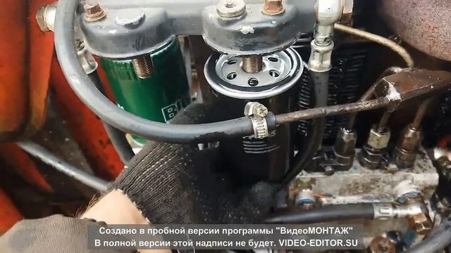 Т-25 Пропало давление масла...ищем проблему...замена фильтров.