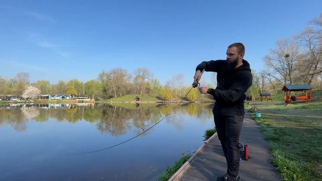 Ловля форели на платнике! На что я ловлю прудовую форель