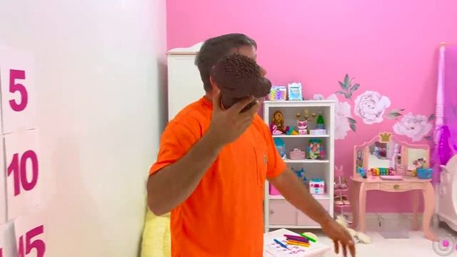 Настя и папа вместе учат математику и счет. Истории для детей.mp4