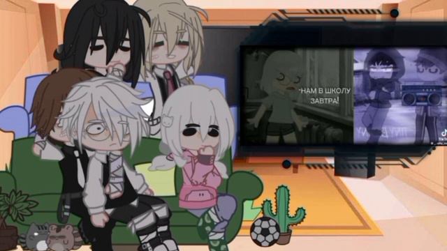 ::-реакция зайчика на тт ♡Tiny Bunny♡ ×Gacha Club× {Катя/ Полина, Рома/Антон Оля} ::КаЛина, РоТон::