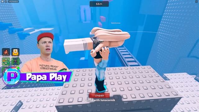 Дошшли до 100 метров!!! Carry Me! papa Первый чекпойнт