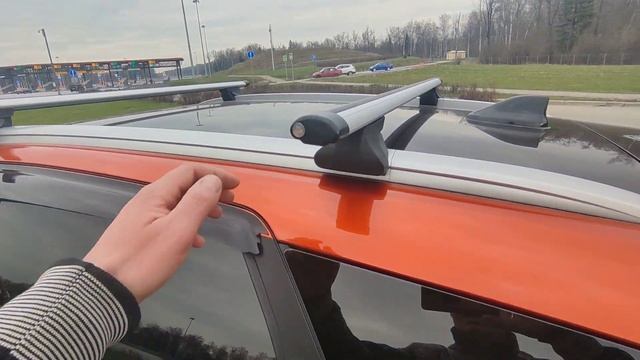 Багажник на крыше,как убрать шум от него