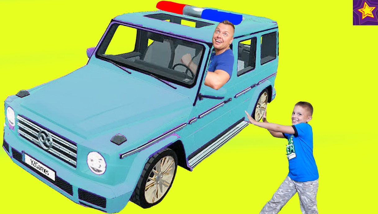 МАШИНКИ ЗАВЕЛИ МЕРСЕДЕС и включили МИГАЛКУ!!! ИГОРЮША сделал ТЮНИНГ на ГЕЛИКЕ! Видео для детей.mp4