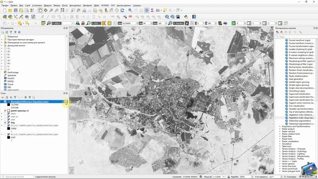 NDVI. Расчет вегетационных индексов в QGIS 3.16