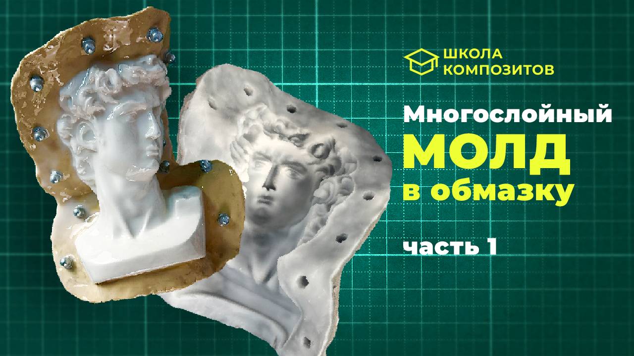 Создание составной каркасной формы для отливки (молда) из силикона, с жестким кожухом - часть 1