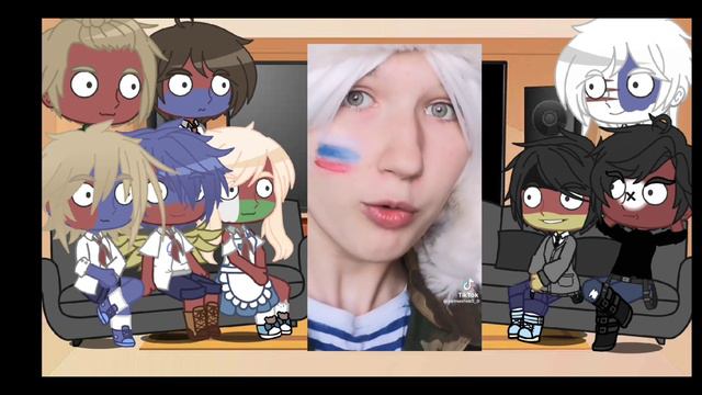 реакция страны из прошлого на будущие (。・ω・。)ノ♡