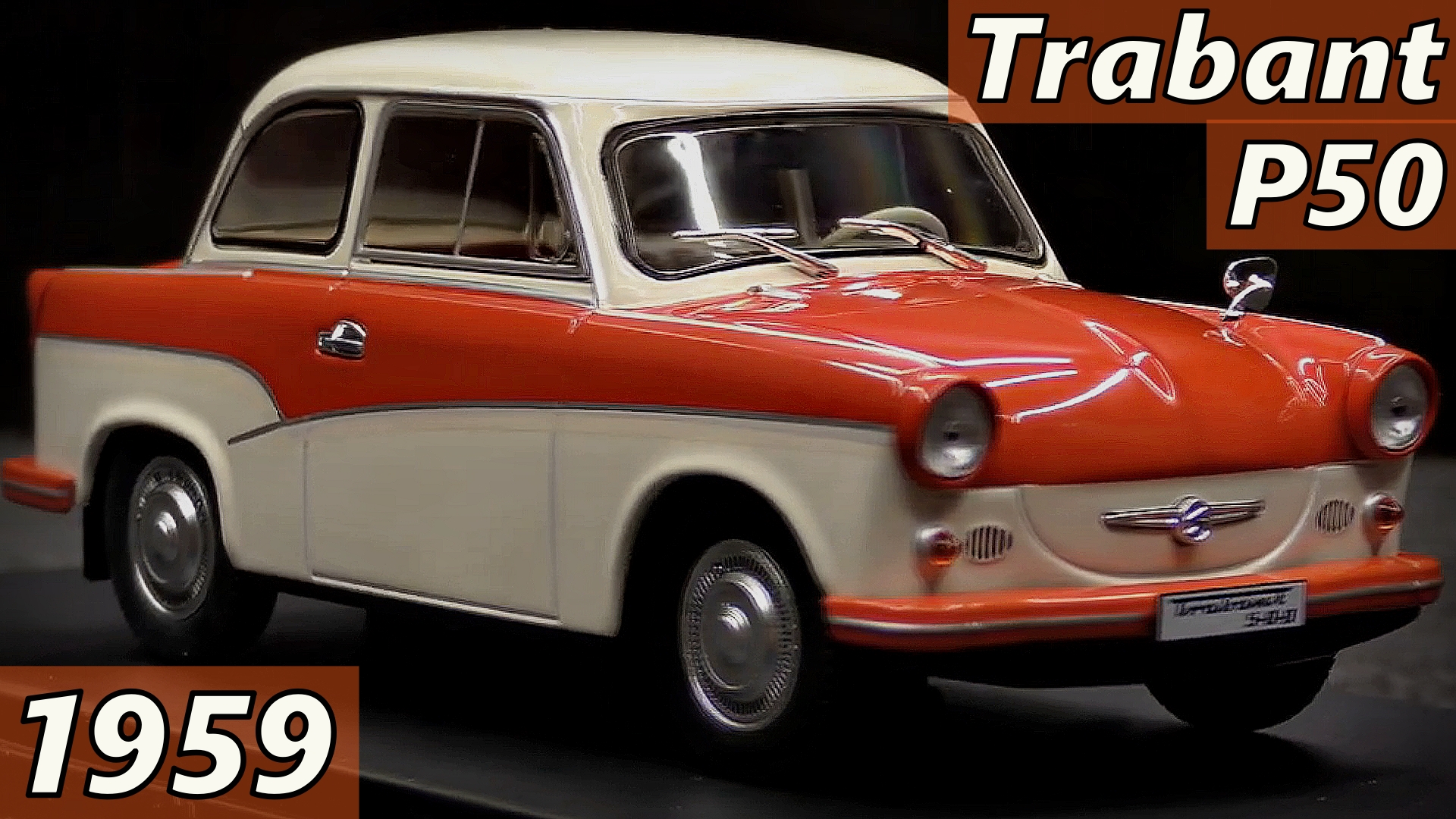 Trabant P50 1959 Модель машины Масштаб 1:24 hachette Мини-копия автомобиля