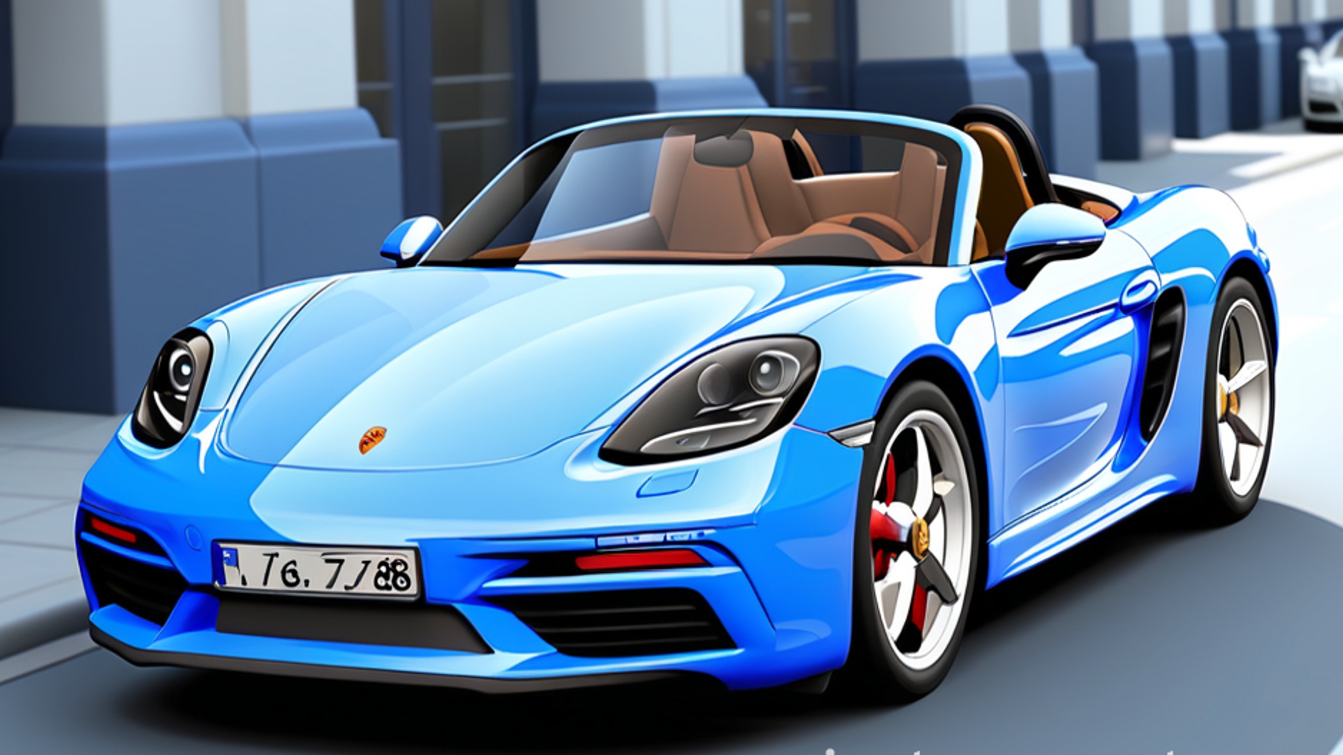 Porsche 718 Boxter Масштаб 1:58 Majorette Металлическая модель автомобиля