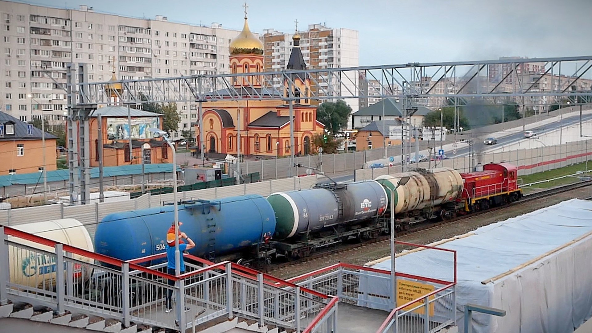 Грузовые поезда, железнодорожный микс лето 2021-2022 / Москва и Московская область