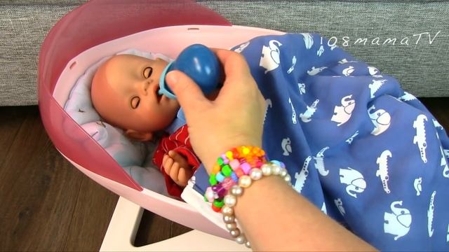 Мокрая Пижама и Кроватка Беби Бон Как Мама Играла в Куклы Пупсики Мультик для детей 108мама тиви