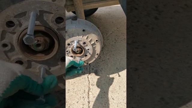 как снять задний тормозной барабан ваз 2110/2112 легко и просто!