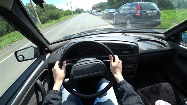 ЕДУ НА ВАЗ 2114 ВИД ОТ ПЕРВОГО ЛИЦА - ДИМА АВТОИНСТУКТОР!