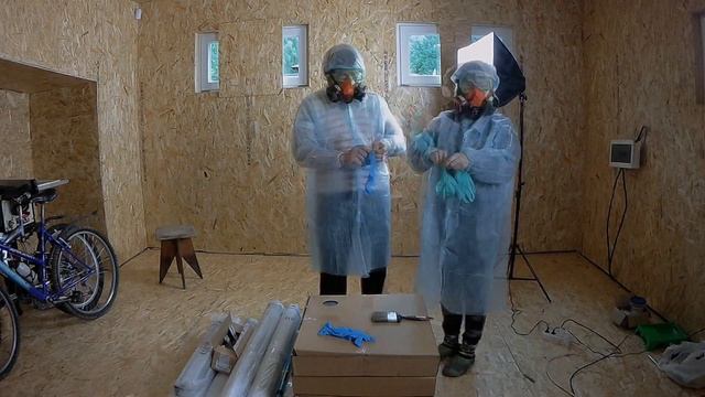 Внутренняя отделка и покраска OSB (ОСП,ОСБ). Мастерская строительство и обустройство.