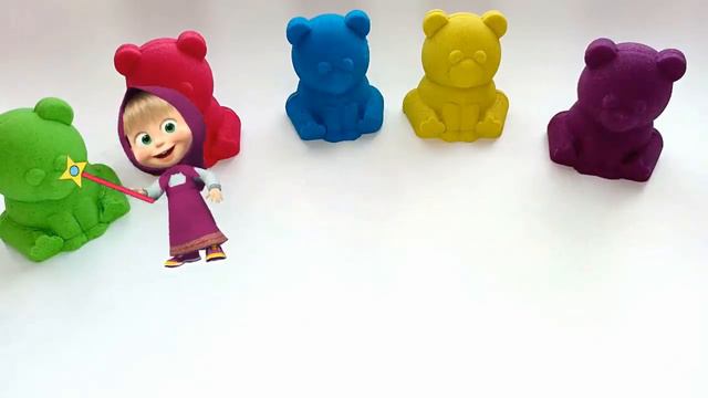 Кинетический песок видео для малышей - Настольные игры для детей - Познавательные мультики (0+)