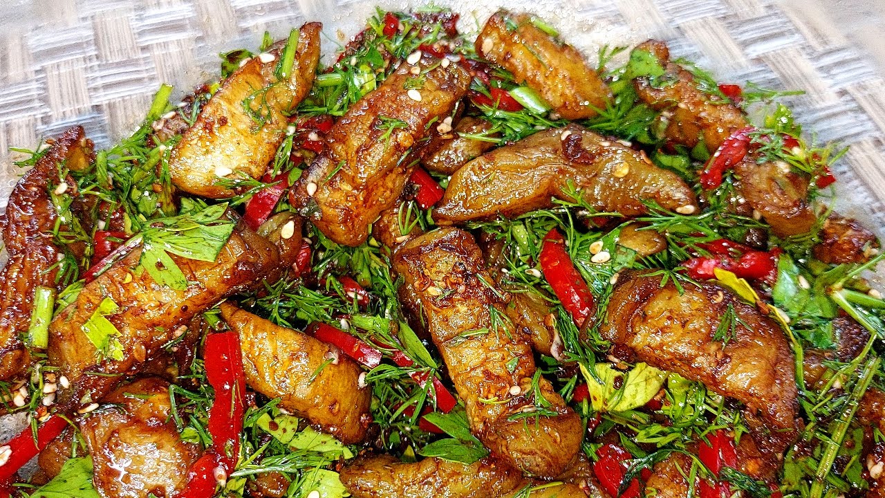 Обалденные баклажаны как грибы по-корейски! Шикарная закуска из баклажанов. Быстро и вкусно